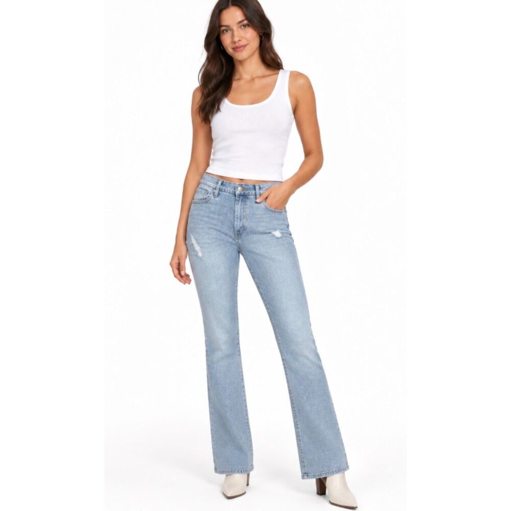Seven7 Bombshell High Rise Boot Cut Jeans Women's Size 10